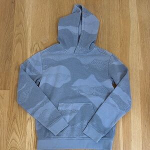 Kids DSG Light Blue Camouflage Hoodie - Size L